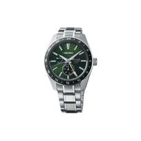 SEIKO Automatic Mechanical Movement Stainless Steel Strap Watch Men's Watches Green Dial SPB219J1 Silver Strap black