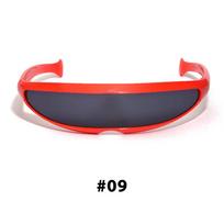 Futuristiniai siauri naujausi Ciklopų akiniai nuo saulės Lazeriniai akiniai UV 400 apsauga Asmeniški veidrodiniai lęšiai Kostiuminiai akiniai Vyrams Gafas De Sol As shown in the figu gray