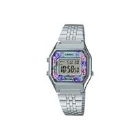 CASIO Moteriškas VINTAGE serijos 33,5 mm pilkas laikrodis LA680WA-2C LA680WA-2C Silver Watch Case gray
