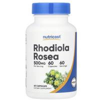 Nutricost, Rhodiola Rosea, 500 mg, 60 kapsulių