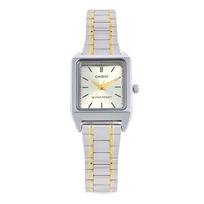 CaSio Ltp V007Sg 9eudf  Ltp V007Sg 9e  Analog Square Sat Student Women S Metal Watch LTP-V007SG-9EUDF gray