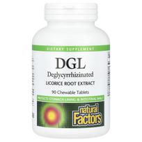 Dgl, Glycyrrhizin-free Licorice Root Extract, Chewable Tablets 90