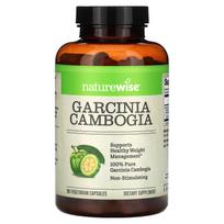 NatureWise, Garcinia Cambogia, 180 Veggie Capsules