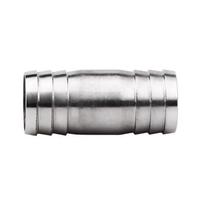 304 Stainless Steel Double-Headed Extended Hose Barb Connector gray