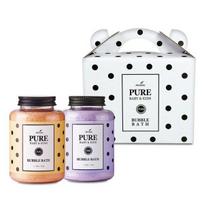 Arvien Pure Putų vonia 2 vnt. rinkinys (kūdikio pudra + baltas muskusas) putų vonia, 1 rinkinys white