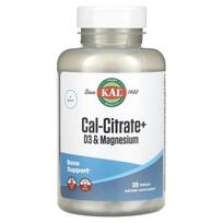 KAL, Cal-Citrate+ D3 and Magnesium, 120 Tablets