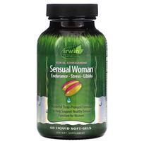 Sensual Woman, Endurance, Stress, Libido, Liquid Softgels 60