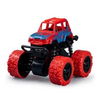 Farmer Stunt Car Inertia 4x4 Dual Inertia Stunt Green Clipbing 360° Spin Flip Shock Sustorėjusios padangos Visureigio motorolerio žaislinis automobilis kaip Helovino dovana 1pcs raudona