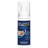 OCuSOFT Lid Scrub originalus putojantis akių vokų valiklis, pašalinantis makiažą, 50 ml, 1 vnt. blue