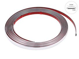 Dekoratyvinė juosta, chromas, 14 mm x 5 m (58995) 1