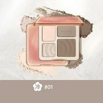 Judy Doll Face Highlighter Makeup Palette Lasting Luminous Contour Shimmer Matte Powder 3D Nose Cosmetics 9G, 01 juduo-01, 1 piece beige