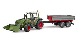 Bruder Fendt 211 Vario traktorius ir savivartė priekaba BR02182 gray