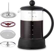 Easyworkz Eclipse French Press Borosilikatinis Stiklas 800ml Kavos ir Arbatos Plikytuvas gray