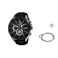 CASIO Men EDIFICE Black Watch EFR-539L-1AV- Black black