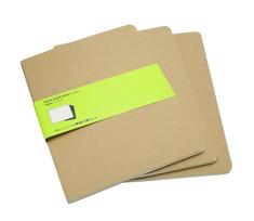 Moleskine Notebook Cahier Journal Plain QP423 XL Kraft yellow