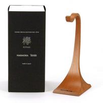 NAGAOKA x Tendo Mokko Original Wooden Headphone Stand  Keyaki  HPS-1K brown