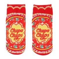 Planning Socks Chupa Chups Strawberry Sweets Package Series for Adults Present Impact J's (22-24cm) yellow