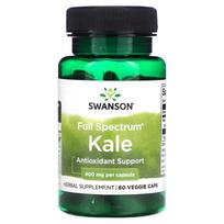 Swanson, Full Spectrum Kale, 400 mg, 60 Veggie Capsules