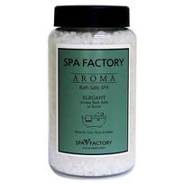 Spa Factory Elegant Himalaya White Aroma Bath Salt Bath Salt Lemon, 600g, 1 piece gray