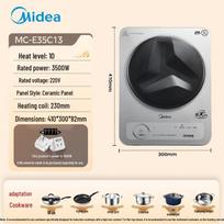 Midea 3500W Electric Ceramic Stove gray