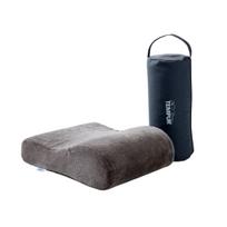Tempur Travel Pillow with Dedicated Height (Portable Pillow) Pouch, Gray, 3-Year Manufacturer's Warranty, 10-7cm pilka spalva