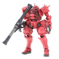 BANDAI SPIRITS Mobile Suit Gundam GQuuuuuuX Zaku Scale Plastic Model Char's (GQ) 1/144 Pre-Colored brown