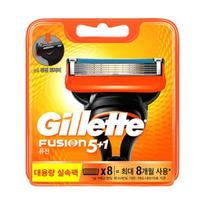 Gillette Fusion Manual Razor Blades, 8 packs, 1 pack ,Korean razor blade black