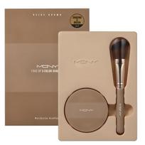 McQueen New York Fake-up 3-color shading 9g + shading brush, beige brown, 7 sets beige