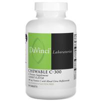 DaVinci Laboratories, Chewable C-300, Cherry Flavor, 90 Tablets