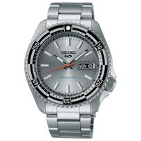 [Seiko laikrodis] Five Sports Retro spalvų kolekcija Specialus leidimas  Sportinis stilius  SBSA217 Vyriškas sidabrinis laikrodis