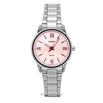 Casio Analog Stainless Steel Pink Dial Quartz LTP-1303DD-4AV Women's Watch rožinė