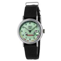 TIMEX Monopoly Žiūrėti Kvarcinis 5ATM Atsparus vandeniui Mineralinis Stiklas Žalias Ciferblatas TW2Y47000 Unisex žalia