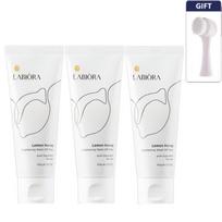 Season 2 Bae Jong-ok Lemon Honey Pack Raviora Lemon Honey Wash-Off Pack 150g + Cleansing Brush, 3 pieces, 1 piece white