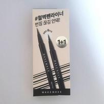 Wake Make Iron Wall Pen Eyeliner 1+1 smudge-free fixation, black, 1 pc. gray