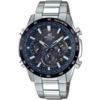 Casio EDIFICE EQW-T650DB-1AJF [EDIFICE Radijo bangų saulės laikrodžio lenktynių chronografo nerūdijanti juosta, plona vidutinė sidabrinė]