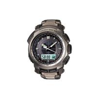 CASIO Vyriškas PRO TREK Juodas laikrodis PRW-5100T-7 PRW-5100T-7 Gray Strap black
