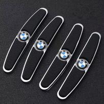4 vnt. Automobilio durų buferio guminiai metaliniai lipdukai BMW X1 X3 X5 E39 E46 E90 F20 E60 F30 E36 F10 E87 E70 E91 E30 G30 E53 M3 M5 Lipdukai juoda