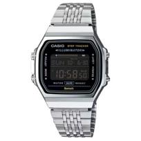 Casio 30M Waterproof Quartz Watch Stainless Steel Band Black Dial Men watches ABL-100WE-1B Black Dial black