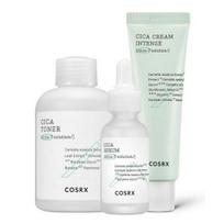 COSRX Pure Fit Cica Intense 3 dalių rinkinys Tonikas + Serumas + Intensyvus kremas, 1 vnt. white