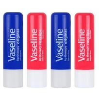 Vazelino lūpų terapija Original Rosy Lip Balm 2 dalių rinkinys, originalus, rožinis, 4,8g, 1 rinkinys blue