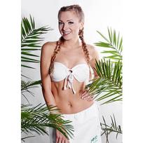 Safi Sauna Bra 100% Natural Cotton Yeye White L beige