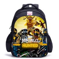 Lego Ninjago 5 sezonas Animacinis spaudinys Juodas kuprinė Black - small yellow