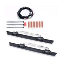 IPF Front Grille LED Marker Light Kit EXD-05W for Mitsubishi Delica D5 RHD Genuine JDM Smoke Lens White Light balta