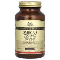 Solgar, Omega-3, Double Strength, 700 mg, 60 Softgels