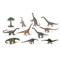 COLLECTA Žolėdis Dinozauras Figūrėlė CollectA Mini A1213 Rinkinys, Dėžutė, Zauropodas, 11 vienetų rinkinys, gray