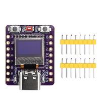 ESP32-C3 0.42-Inch OLED White Light Display Development Board WiFi Bluetooth-compatible Ceramic Antenna Type-C ESP32 For Arduino violetinė