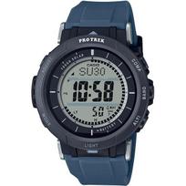 Casio PRO TREK PRG-30-2JF [PROTREK Camper Line saulės laikrodis mažas modelis vyriška guminė juosta] Apvali tamsiai mėlyna