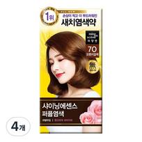 Mise-en-scène All New Shining Essence Perfume Hair Dye, 7O Orange Brown, 4 pcs. black
