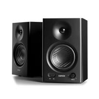 „Edifier MR4“ 42 W monitorius, 4 colių, aukštos kokybės, PC, DTM, laidinis išorinis garsiakalbis studijai, TRS ausinių terminalas, 2, 1 juodas garsiakalbis, vidutinio dažnio žemųjų dažnių garsiakalbis, juoda