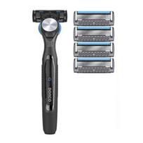 Dorco PACE 3D Motion Power skustuvo specialus rinkinys (Rankena + 5 Ašmenys) gray